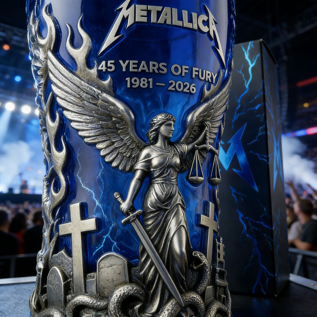 Metallica 1981 2026 45Th Anniversary Beer Glass