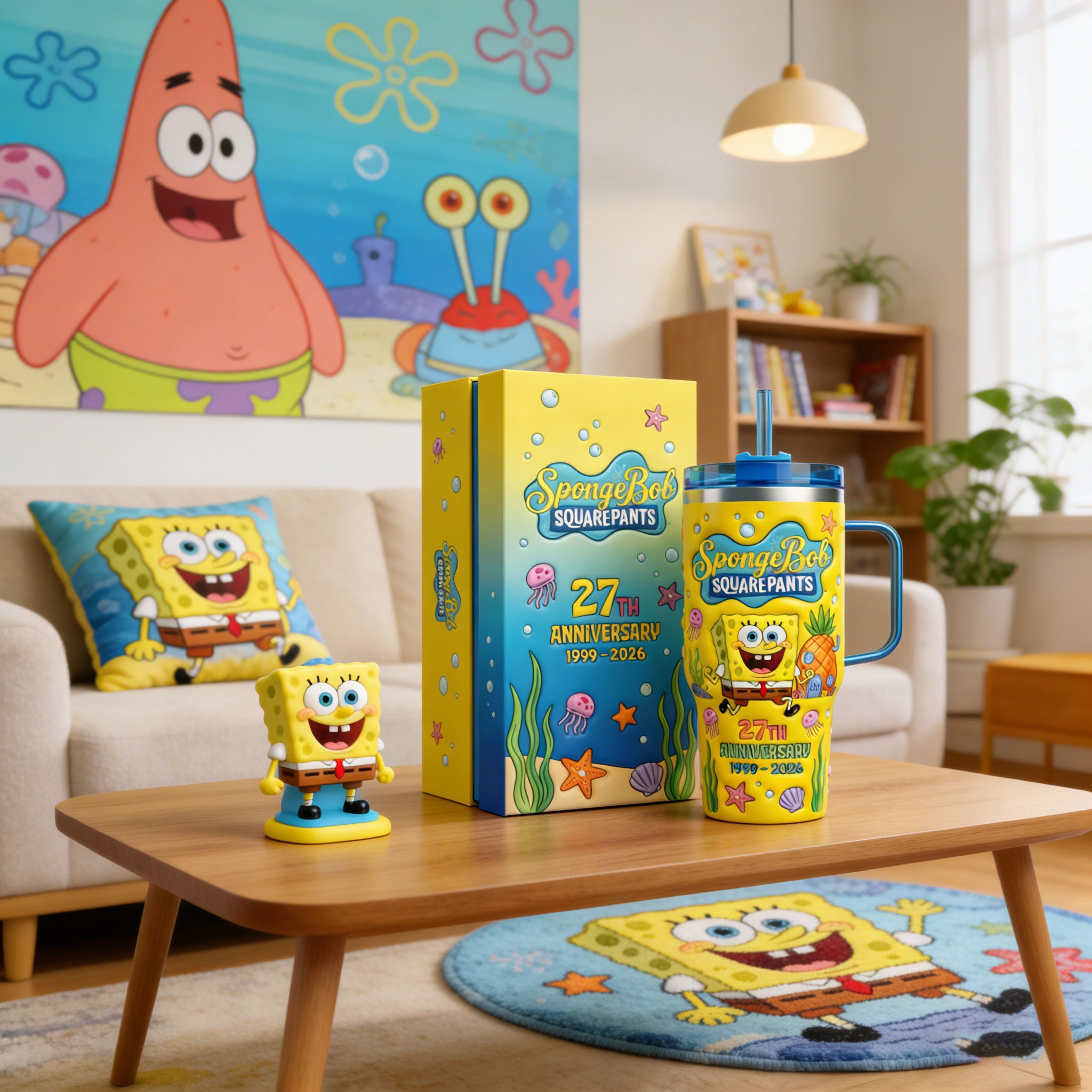 Spongebob Squarepants 27Th Anniversary Tumbler