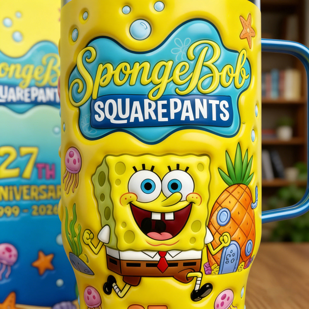 Spongebob Squarepants 27Th Anniversary Tumbler