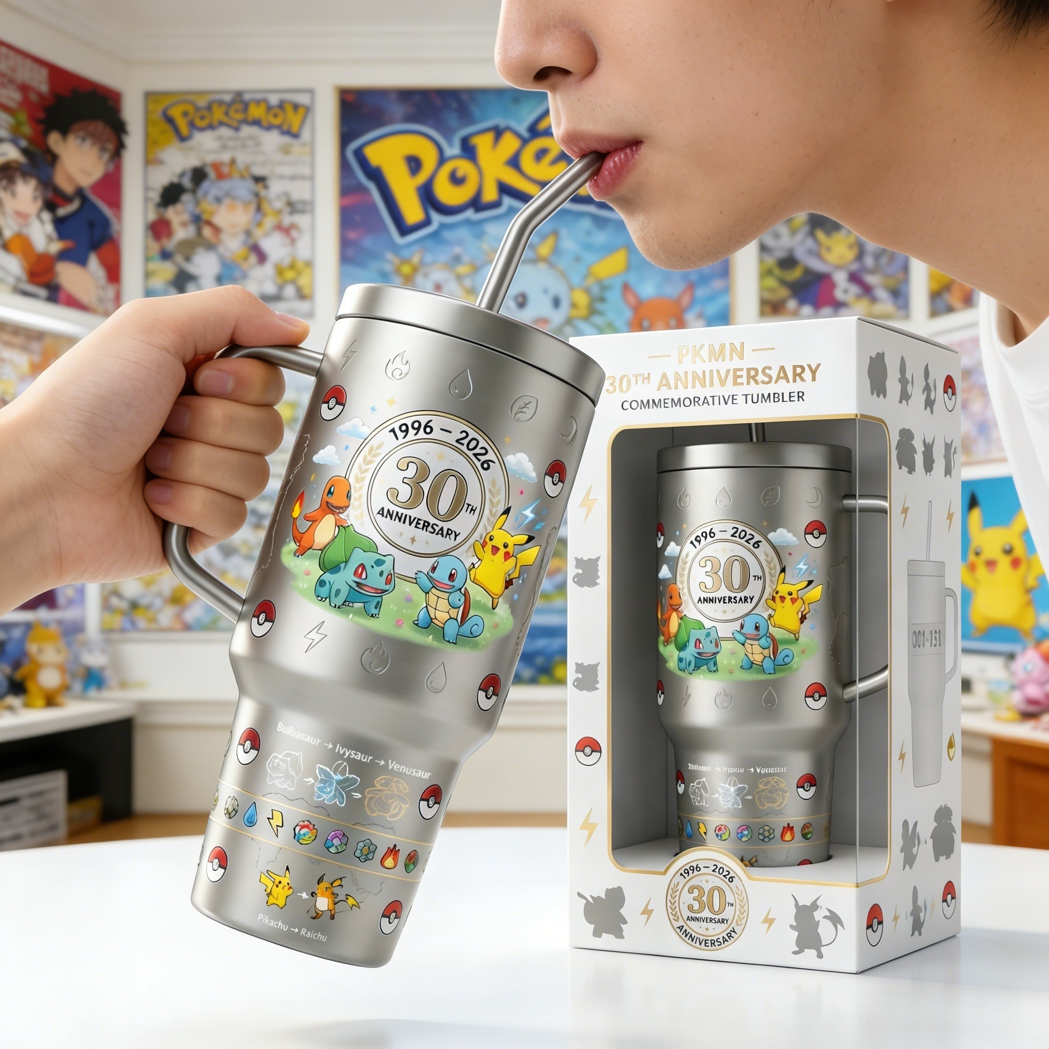 PKMN 30th Anniversary Commemorative Tumbler
