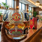 Manchester United 148th Anniversary Commemorative Football Whisky Glass