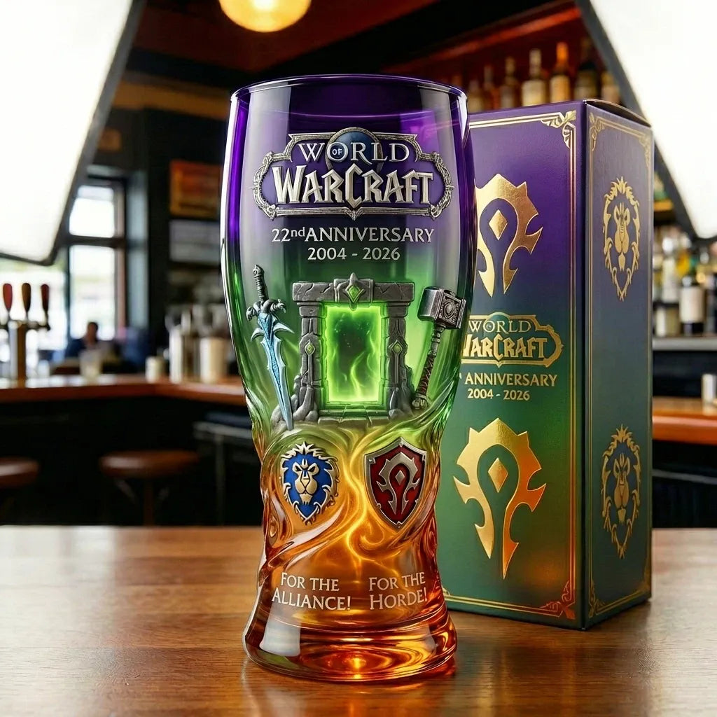 WoW 2004-2026 22nd Anniversary Glass