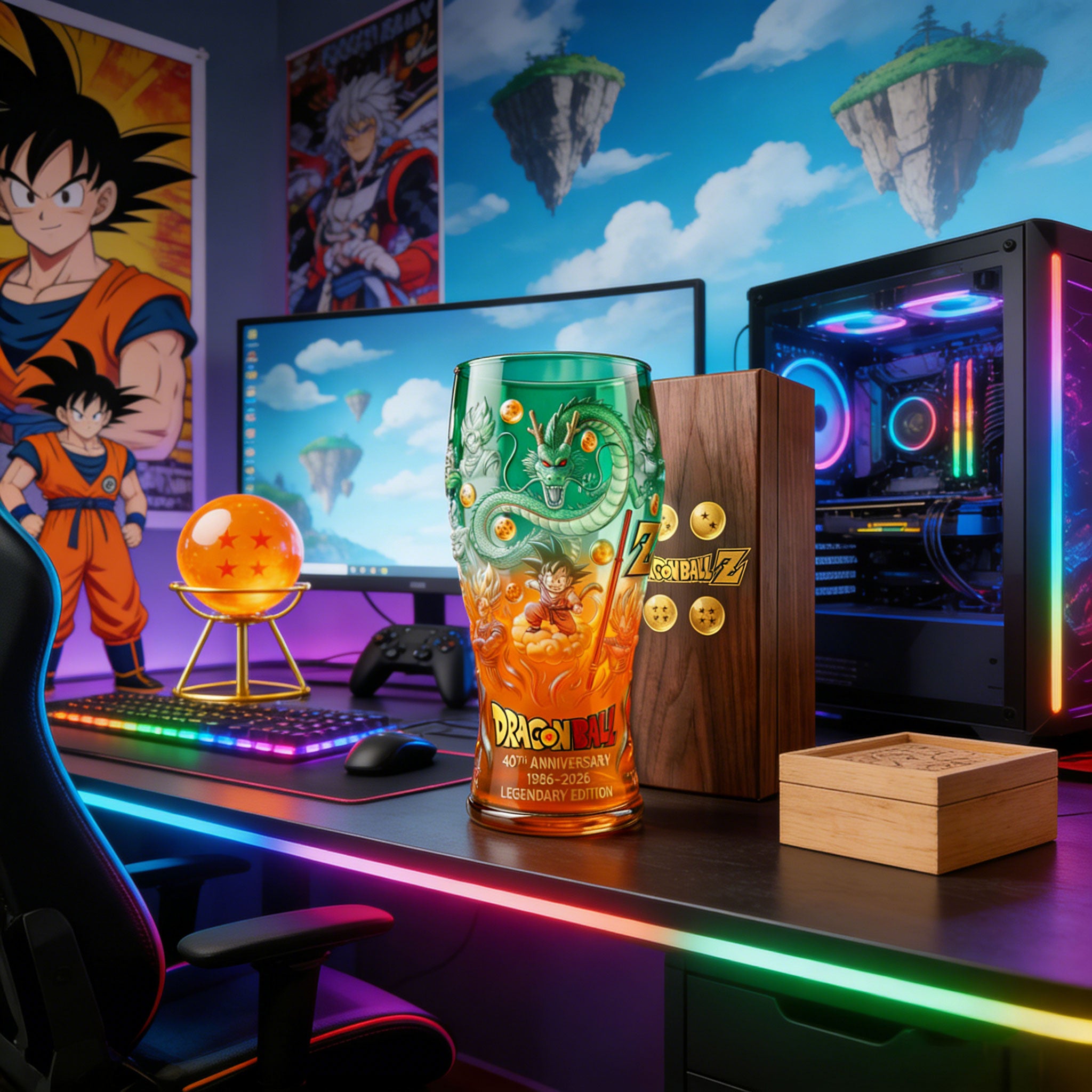 Dragon Ball 40th Anniversary Glass
