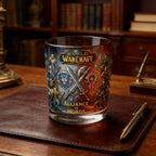 World Of Warcraft Alliance Vs Horde Whiskey Glass
