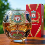 Liverpool 134th Anniversary Commemorative Football Whisky Glass