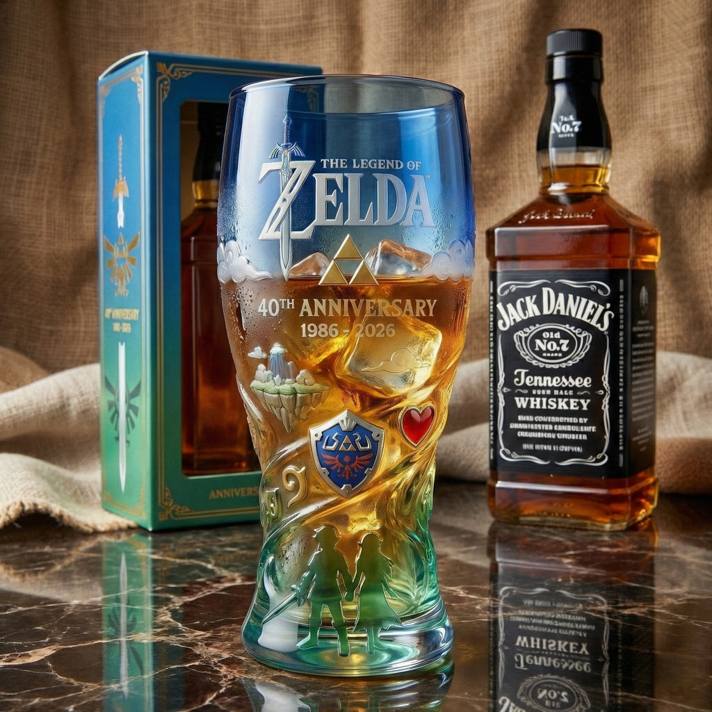 Zelda 40th Anniversary Collector Glass