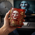 Electric Saw Horror 3 20th Anniversary Glass