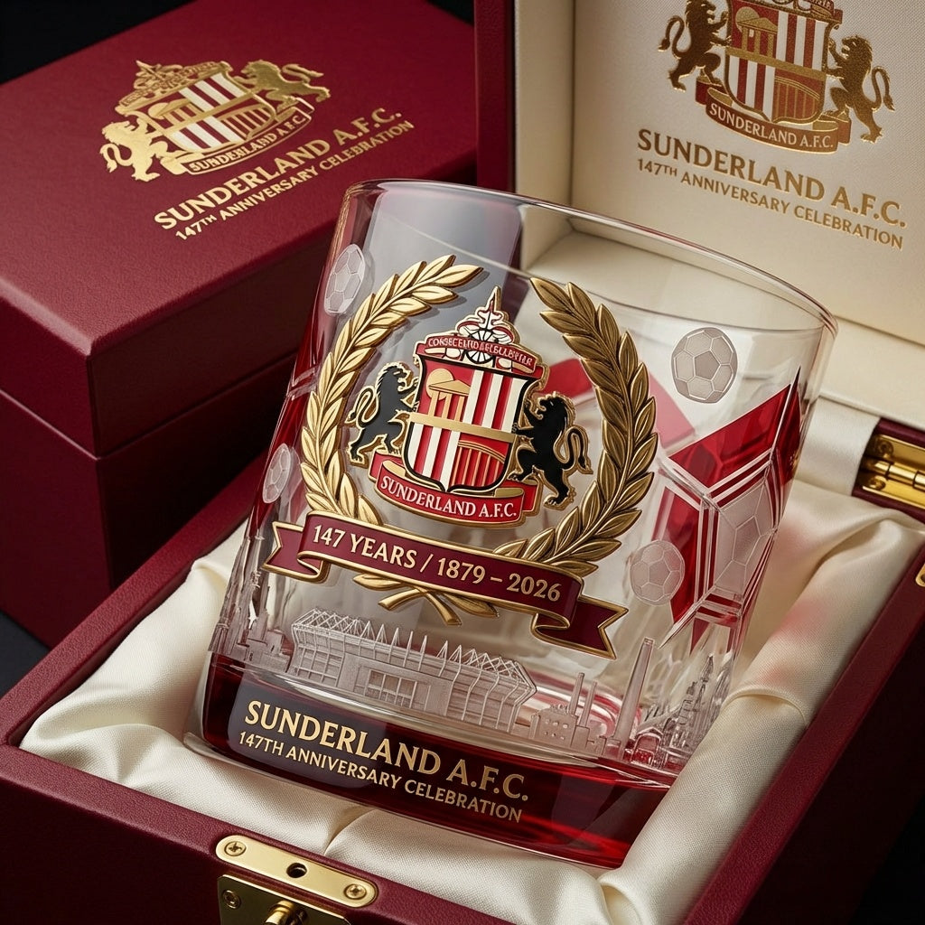 Sunderland A.F.C. 147th Anniversary Glass