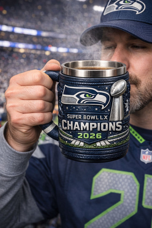 2026 Super Bowl LX Champions Seahawks Mug